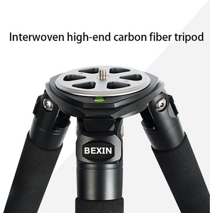 BEXIN ST424C Rugged Camcorder Photographic Carbon Fiber Big Tripod, Max Tube: 40mm - Tripods by BEXIN | Online Shopping UK | buy2fix