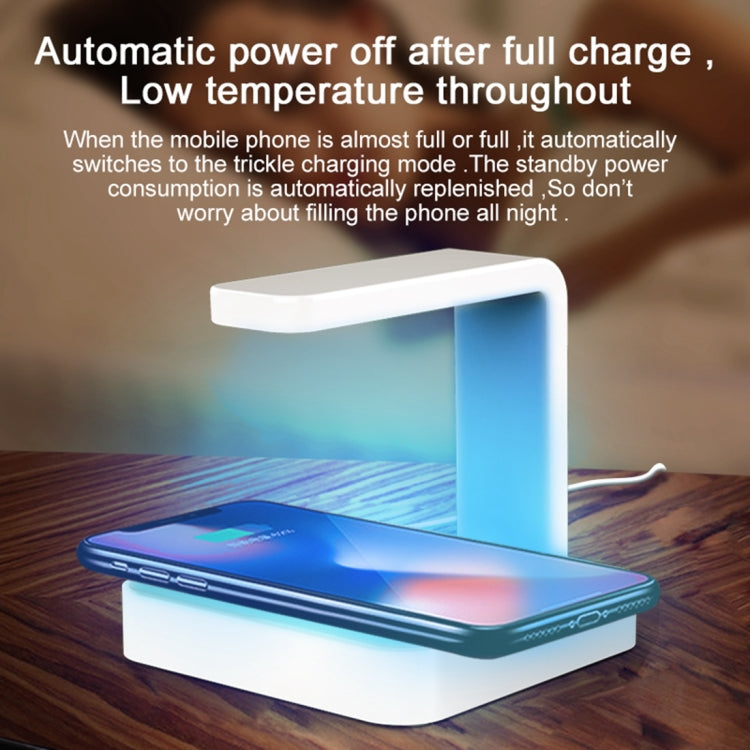 Multi-functional UV Light Disinfection Sterilization Wireless Charger for Phone (White) - Sterilizers by buy2fix | Online Shopping UK | buy2fix