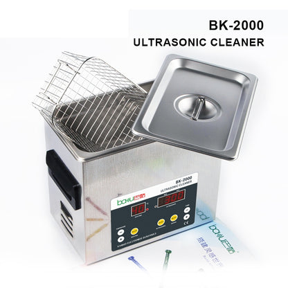 BAKU BK-2000 120W 3.36L LCD Display Heating Ultrasonic Cleaner with Basket, AC 220V, EU Plug - Ultrasonic Cleaner by BAKU | Online Shopping UK | buy2fix