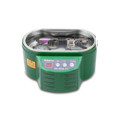 BAKU BK-9050 30W / 50W Adjustable 0.6L LCD Display Ultrasonic Cleaner, AC 110V(Green) - Home & Garden by BAKU | Online Shopping UK | buy2fix