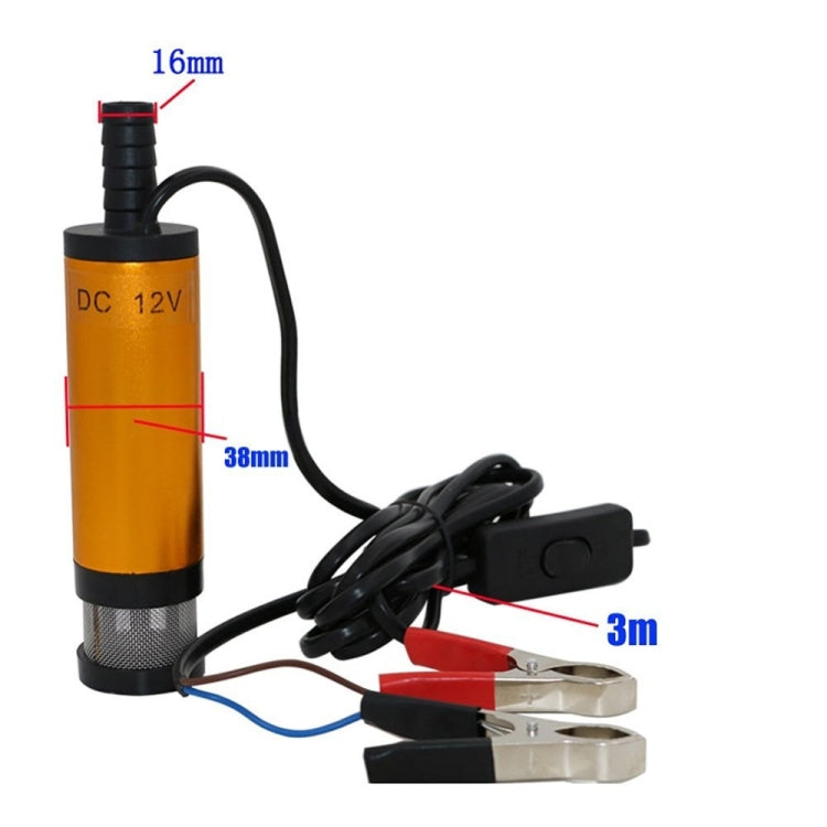 24V Car Electric DC Fuel Pump Submersible Pump, 38mm External Filter Version - In Car by buy2fix | Online Shopping UK | buy2fix