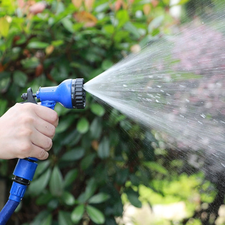 15-45m Telescopic Pipe Expandable Magic Flexible Garden Watering Hose with Spray Gun Set (Blue) - Watering & Irrigation by buy2fix | Online Shopping UK | buy2fix