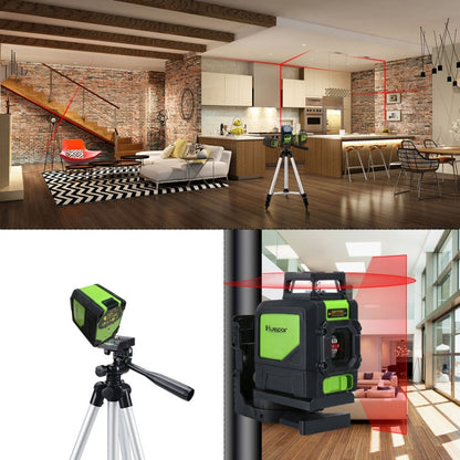 901CR H360 Degrees / V130 Degrees Laser Level Covering Walls and Floors 5 Line Red Beam IP54 Water / Dust proof(Red) - Consumer Electronics by buy2fix | Online Shopping UK | buy2fix