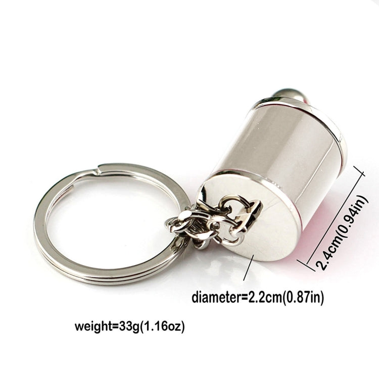 Six-speed Manual Shift Gear Keychain Key Ring Holder(Silver) - Key Rings by buy2fix | Online Shopping UK | buy2fix