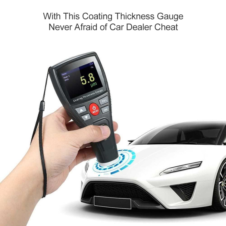 BENETECH GT2100 Digital Anemometer Coating Thickness Gauge Color Screen Car Paint Thickness Tester Meter - Consumer Electronics by BENETECH | Online Shopping UK | buy2fix