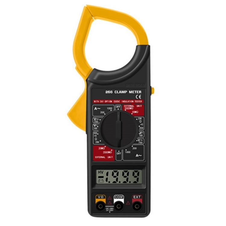 ANENG 266X Automatic High-Precision Clamp Multimeter with Buzzer (Yellow) - Digital Multimeter by ANENG | Online Shopping UK | buy2fix