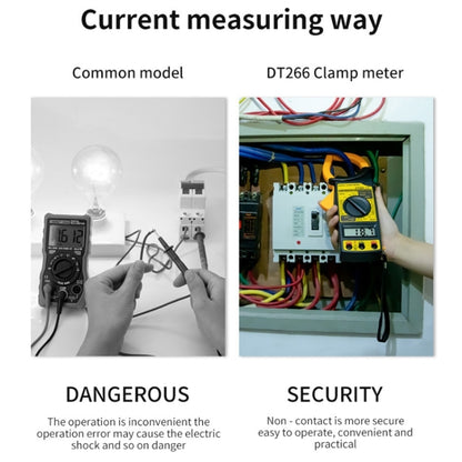 ANENG 266X Automatic High-Precision Clamp Multimeter with Buzzer (Yellow) - Digital Multimeter by ANENG | Online Shopping UK | buy2fix