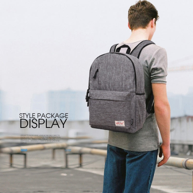 Universal Multi-Function Canvas Laptop Computer Shoulders Bag Leisurely Backpack Students Bag, Big Size: 42x29x13cm, For 15.6 inch and Below Macbook, Samsung, Lenovo, Sony, DELL Alienware, CHUWI, ASUS, HP(Magenta) - Backpack by buy2fix | Online Shopping UK | buy2fix