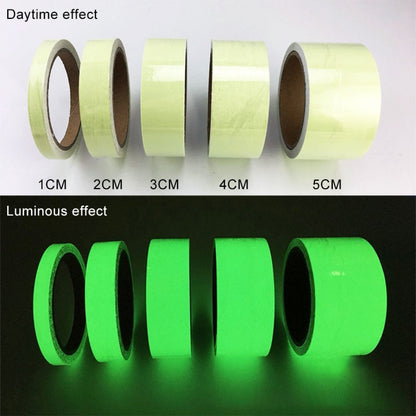 Luminous Tape Green Glow In Dark Wall Sticker Luminous Photoluminescent Tape Stage Home Decoration, Size: 1cm x 3m(Yellow Light) - Sticker by buy2fix | Online Shopping UK | buy2fix