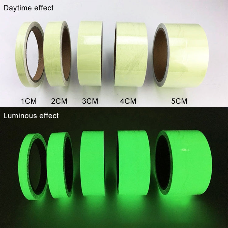 Luminous Tape Glow In Dark Wall Sticker Luminous Photoluminescent Tape Stage Home Decoration, Size: 2cm x 3m(Green Light) - Sticker by buy2fix | Online Shopping UK | buy2fix