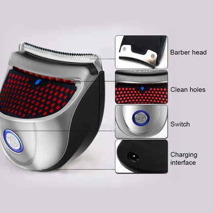HJ-2018 Men Electric Shaver Fader Self-help Hair Clipper with Wai Cloth + Sponge + Spare Cutter Head, Standard Version, CN Plug - Hair Trimmer by buy2fix | Online Shopping UK | buy2fix
