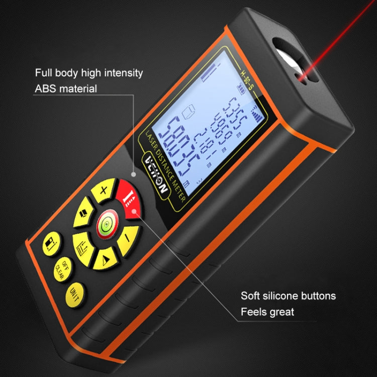 VCHON 100m Handheld Rechargeable Voice Laser Rangefinder High Precision Infrared Room Measuring Instrument Electronic Laser Ruler - Consumer Electronics by buy2fix | Online Shopping UK | buy2fix