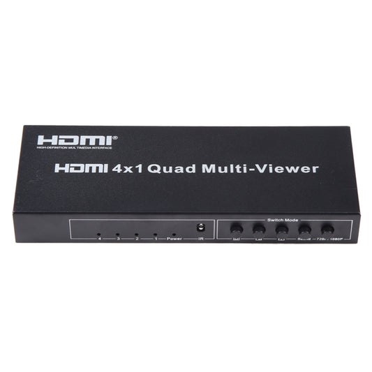 4 in 1 Out HDMI Quad Multi-viewer with Seamless Switcher, US Plug -  by buy2fix | Online Shopping UK | buy2fix