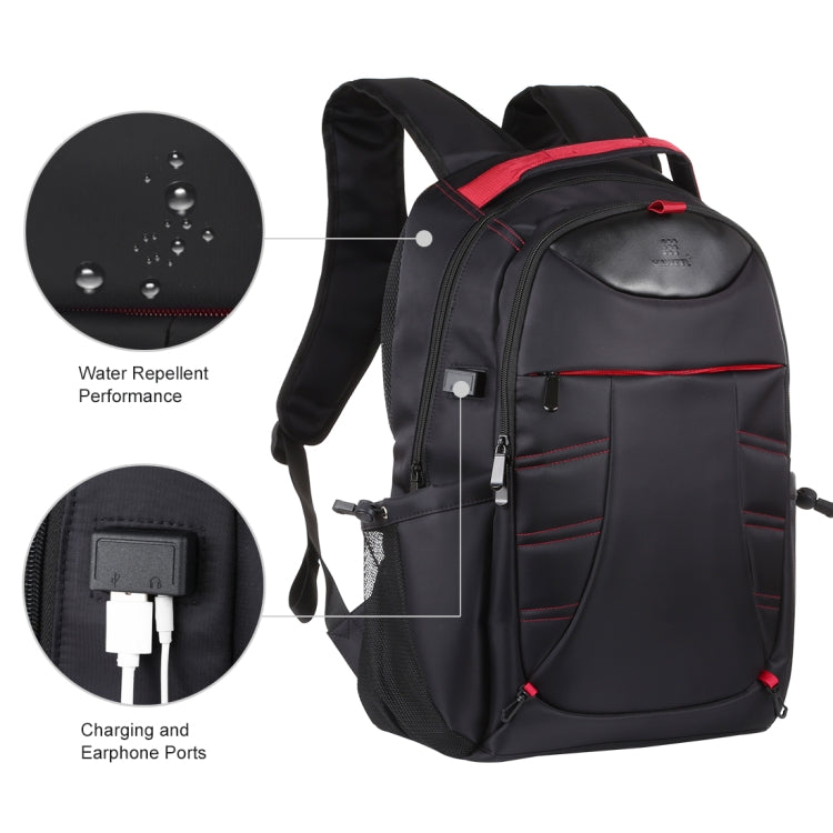 HAWEEL Foldable Removable Outdoor Portable Dual Shoulders Laptop Backpack(Black) -  by HAWEEL | Online Shopping UK | buy2fix