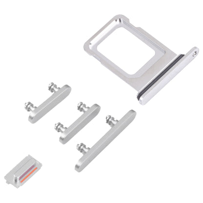 SIM Card Tray + SIM Card Tray + Side Keys for iPhone 14 Pro (Silver) - Repair & Spare Parts by buy2fix | Online Shopping UK | buy2fix