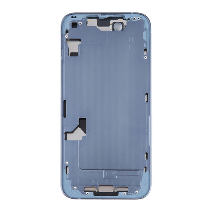 For iPhone 14 Battery Back Cover with Middle Frame / Side Keys(Blue) - Repair & Spare Parts by buy2fix | Online Shopping UK | buy2fix