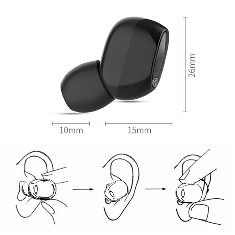 G10 TWS Bluetooth 5.0 Wireless Bluetooth Earphone with Charging Box, Support Digital Display & HD Call & Power Bank(Black) - TWS Earphone by buy2fix | Online Shopping UK | buy2fix