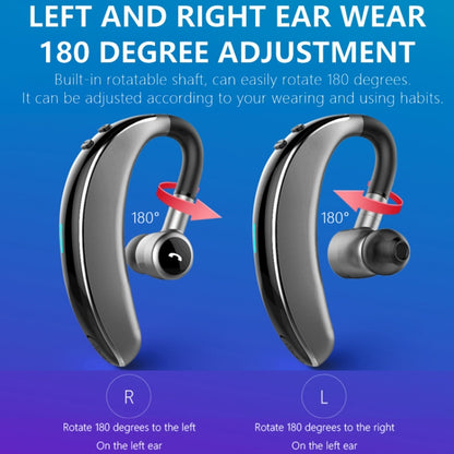 V7 Bluetooth 5.0 Business Style Wireless Stereo Sports Bluetooth Earphone, Support Inform Caller Name (Purple) - Bluetooth Earphone by buy2fix | Online Shopping UK | buy2fix