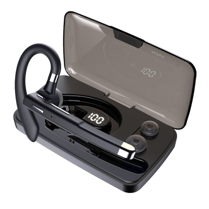 YYK-520 Single Rotatable Ear-hanging Business Bluetooth Earphone with Charging Box & Digital Display, Support Call & Redial The Last Call - Bluetooth Earphone by buy2fix | Online Shopping UK | buy2fix