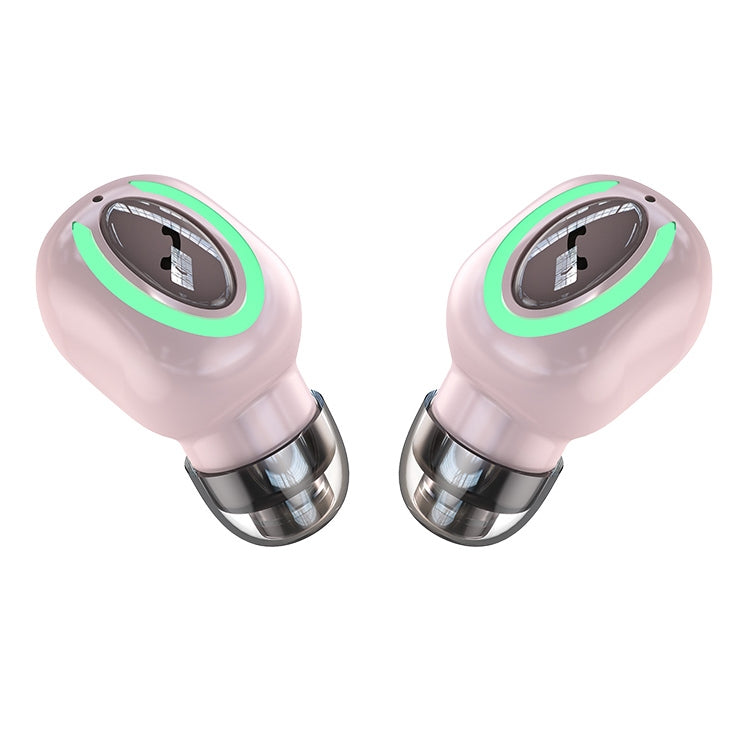 M9 Bluetooth 5.1 Business Style In-ear Stereo Wireless Bluetooth Earphone(Pink) - Bluetooth Earphone by buy2fix | Online Shopping UK | buy2fix