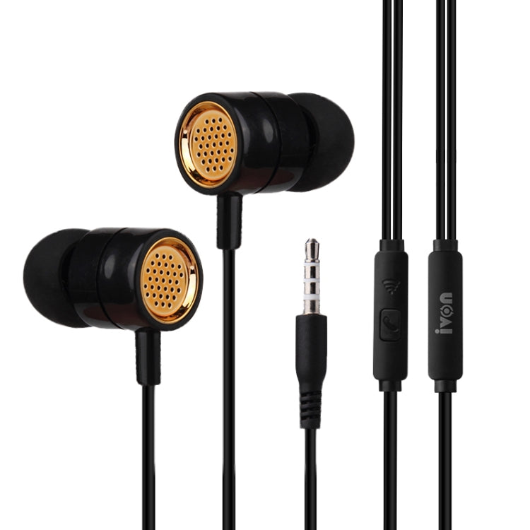 IVON E49 3.5mm Stereo Music Earphone - In Ear Wired Earphone by IVON | Online Shopping UK | buy2fix