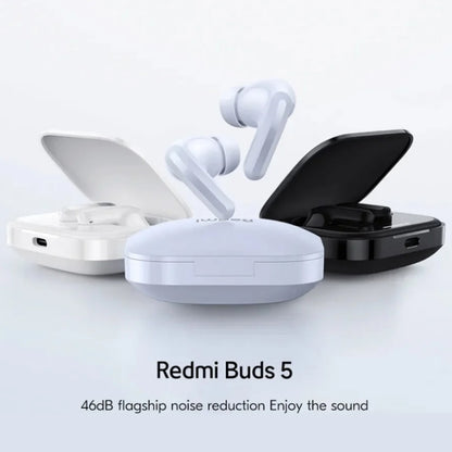 Original Xiaomi Redmi Buds 5 Wireless Bluetooth Earphone (White) - Bluetooth Earphone by Xiaomi | Online Shopping UK | buy2fix