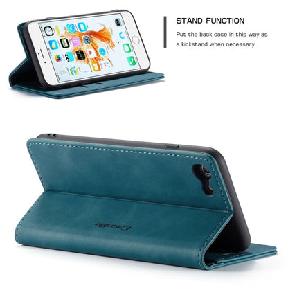 CaseMe-013 Multifunctional Retro Frosted Horizontal Flip Leather Case for iPhone 6 Plus / 6s Plus, with Card Slot & Holder & Wallet(Blue) - Apple Accessories by CaseMe | Online Shopping UK | buy2fix