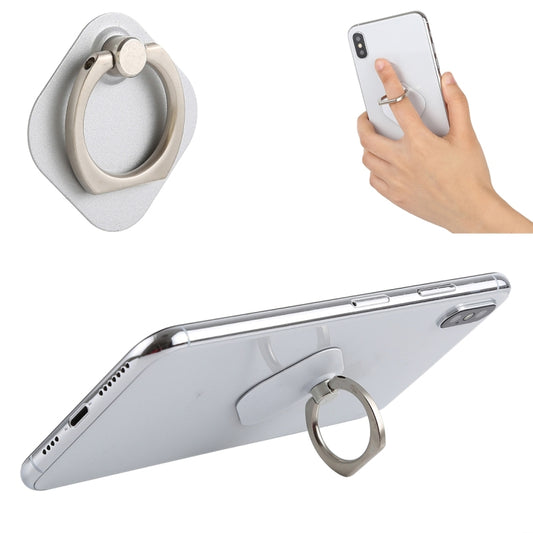 Ring Phone Metal Holder for iPad, iPhone, Galaxy, Huawei, Xiaomi, LG, HTC and Other Smart Phones (White) - Ring Holder by buy2fix | Online Shopping UK | buy2fix