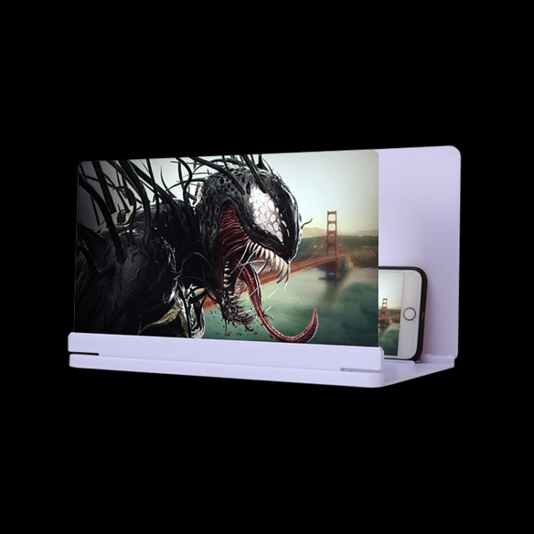 9X Ultra-thin Mobile Phone Eye Protection Screen Magnifier (White) - Screen Magnifier by buy2fix | Online Shopping UK | buy2fix