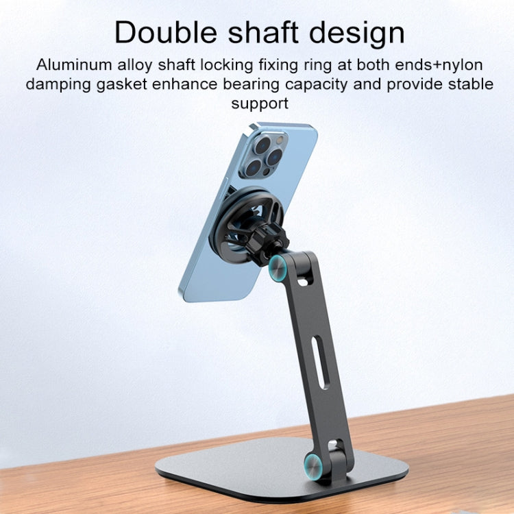 R-JUST HZ28 Magnetic Phone Tablet Aluminum Alloy Desktop Holder - Desktop Holder by R-JUST | Online Shopping UK | buy2fix