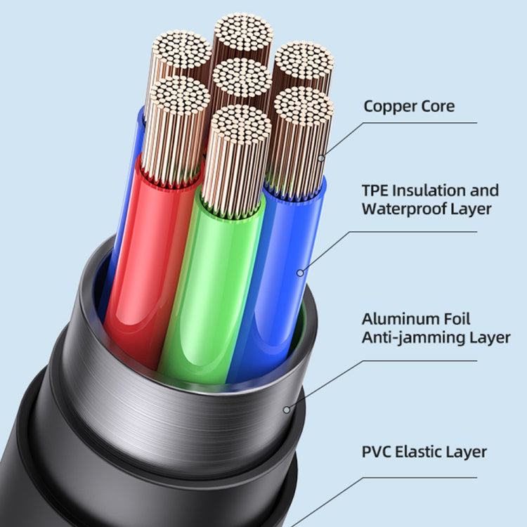 USAMS US-SJ596 Jelly Series USB to Type-C Two-Color Data Cable, Cable Length: 1m(Purple) -  by USAMS | Online Shopping UK | buy2fix