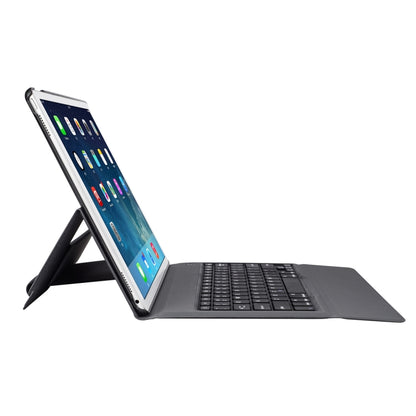 T129 For iPad Pro 12.9 inch (2017) / (2015) Ultra-thin One-piece Plastic Bluetooth Keyboard Leather Tablet Case with Stand Function (Black) - Apple Accessories by buy2fix | Online Shopping UK | buy2fix