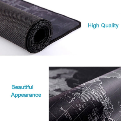 Extended Large Anti-Slip World Map Pattern Soft Rubber Smooth Cloth Surface Game Mouse Pad Keyboard Mat, Size: 80 x 30cm -  by buy2fix | Online Shopping UK | buy2fix