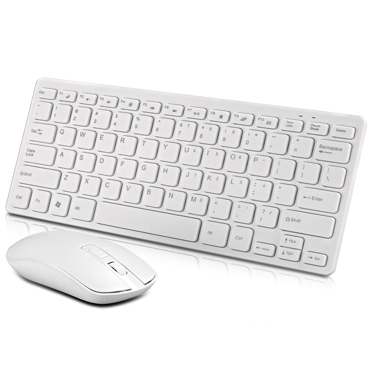 MC Saite K05 Wireless Mouse + Keyboard Set (White) - Wireless Keyboard by MC Saite | Online Shopping UK | buy2fix