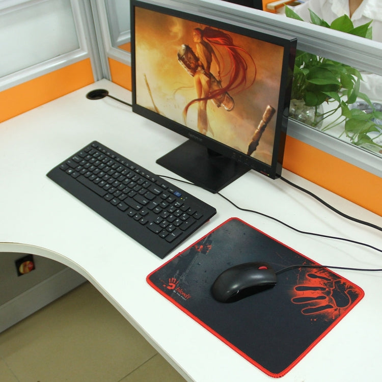 Extended Large Slim Anti-Slip Bloody Pattern Soft Rubber Smooth Cloth Surface Game Keyboard Mouse Pad Mat, Size: 320 x 240 x 3 mm -  by buy2fix | Online Shopping UK | buy2fix