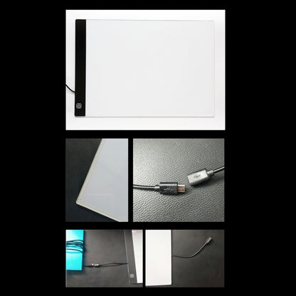 5W 3.5mm Ultra-thin USB A4 Paper LED Copy Pad Dimmable Digital Board Copy Desk Art Drawing Tracing Stencil Table Board - Consumer Electronics by buy2fix | Online Shopping UK | buy2fix