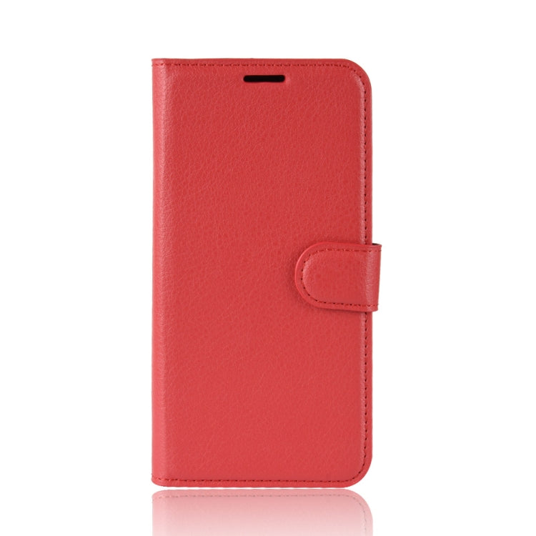 For OnePlus 6 Litchi Texture Horizontal Flip Leather Case with Holder & Card Slots & Wallet(Red) - OnePlus Cases by buy2fix | Online Shopping UK | buy2fix