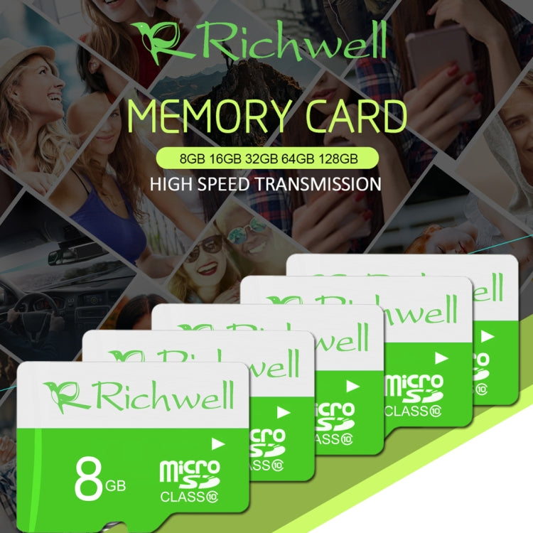 Richwell 8GB High Speed Class 10 Micro SD(TF) Memory Card - Micro SD Card by Richwell | Online Shopping UK | buy2fix