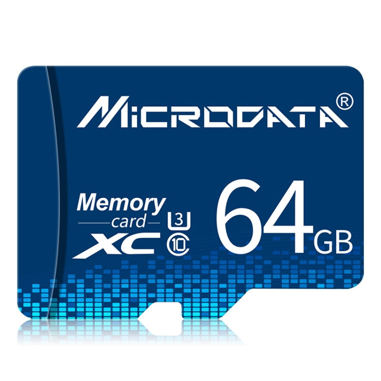 MICRODATA 64GB U3 Blue TF(Micro SD) Memory Card - Micro SD Card by MiCRODATA | Online Shopping UK | buy2fix