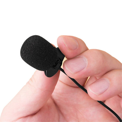 ZJ002MR Mono 2.5mm Straight Plug Car Sun Visor Wireless Interpreter Tour Guide Megaphone Lavalier Wired Microphone, Length: 3m - Consumer Electronics by buy2fix | Online Shopping UK | buy2fix