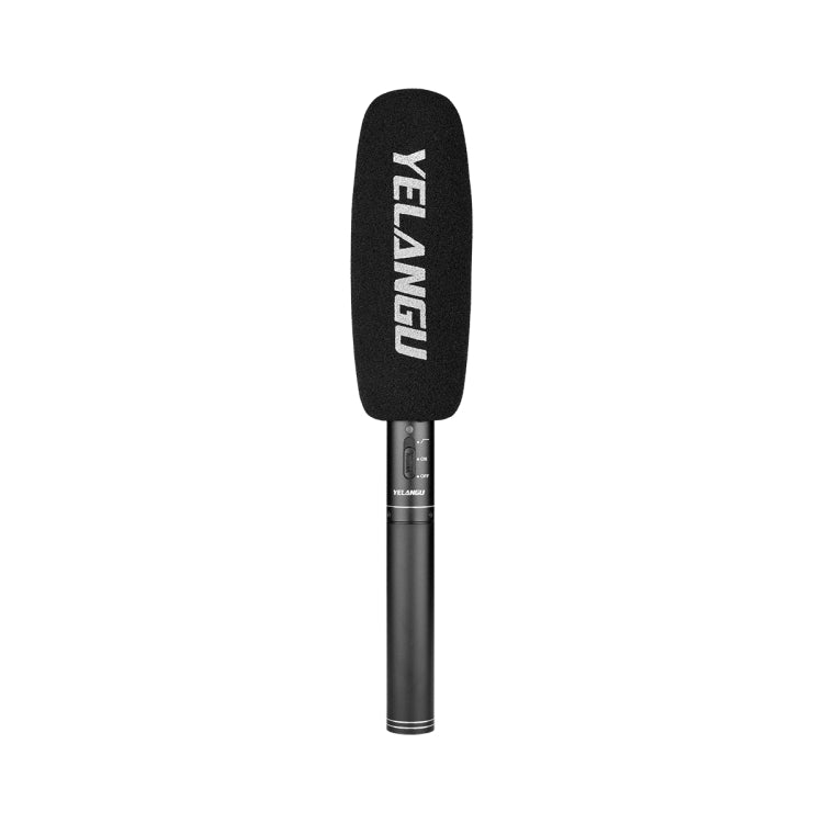 YELANGU YLG9933A MIC07 Professional Interview Condenser Video Shotgun Microphone with 6.5mm Audio Adapter & 3.5mm RXL Audio Cable(Black) - Camera Microphone by YELANGU | Online Shopping UK | buy2fix