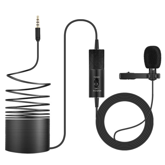 Yanmai R955S Professional Clip-on Lapel Mic Lavalier Omni-directional Condenser Microphone, For Live Broadcast, Show, KTV, etc - Consumer Electronics by Yanmai | Online Shopping UK | buy2fix