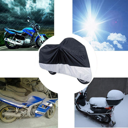 210D Oxford Cloth Motorcycle Electric Car Rainproof Dust-proof Cover, Size: XXXL (Black) - Raincoat by buy2fix | Online Shopping UK | buy2fix