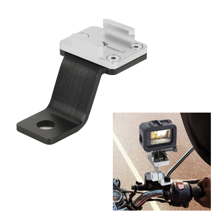 RUIGPRO Motorcycle Handlebar Alloy Phone Bracket for GoPro/ Insta360/DJI OSMO Sport Camera(Silver) - DJI & GoPro Accessories by buy2fix | Online Shopping UK | buy2fix