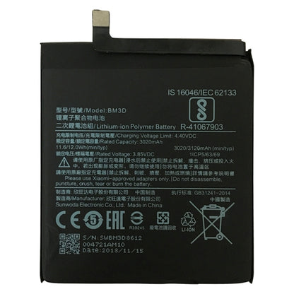 BM3D 3020mAh for Xiaomi Mi 8 SE Li-Polymer Battery - For Xiaomi by buy2fix | Online Shopping UK | buy2fix
