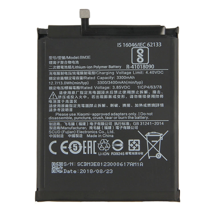 BM3E 3300mAh for Xiaomi Mi 8 Li-Polymer Battery - For Xiaomi by buy2fix | Online Shopping UK | buy2fix