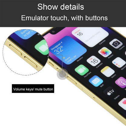 For iPhone 14 Color Screen Non-Working Fake Dummy Display Model(Yellow) - For iPhone & iPad by buy2fix | Online Shopping UK | buy2fix