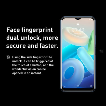 vivo Y32 4G, 4GB+64GB, Dual Back Cameras, Side Fingerprint Identification, 5000mAh Battery, 6.51 inch Android 11.0 OriginOS 1.0 Snapdragon 680 Octa Core up to 2.4GHz, OTG, Network: 4G(Blue) - vivo by vivo | Online Shopping UK | buy2fix