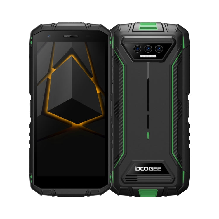 DOOGEE S41 Pro Rugged Phone, 4GB+32GB, IP68/IP69K Waterproof Dustproof Shockproof, Triple AI Back Cameras, 6300mAh Battery, 5.5 inch Android 12.0 MediaTek Helio A22 Quad Core, Network: 4G, NFC (Green) - DOOGEE by DOOGEE | Online Shopping UK | buy2fix