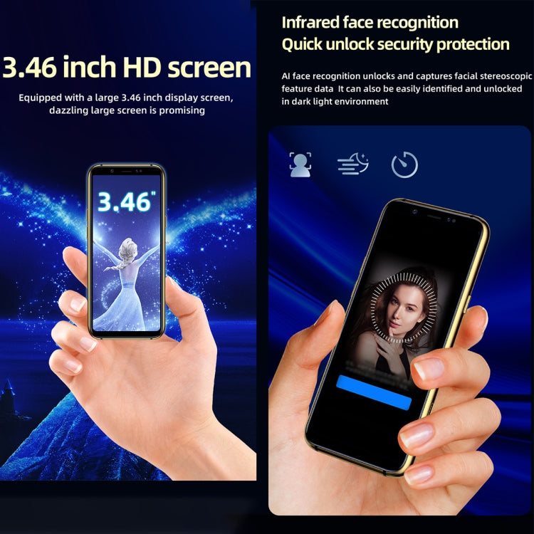 SOYES X60, 3GB+32GB, Infrared Face Recognition, 3.46 inch Android 6.0 MTK6737 Quad Core up to 1.1GHz, BT, WiFi, FM, Network: 4G, GPS, Dual SIM (Blue) - SOYES by SOYES | Online Shopping UK | buy2fix